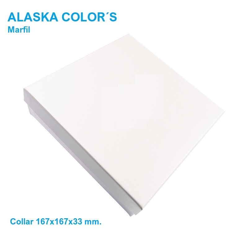 Alaska MARFIL collar 167x167x33 mm.
